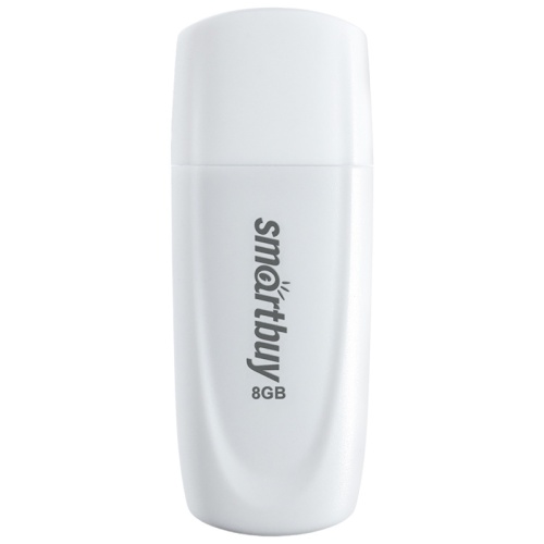 Память USB Flash 8 GB Smartbuy "Scout" USB 2.0 Flash Drive, белый