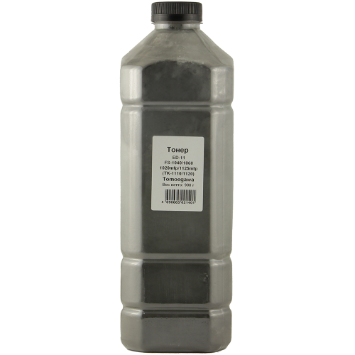 тонер kyocera (tk-1110/1120), ed-11, bk, 900г, tomoegawa