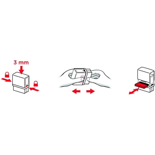 Штамп самонаборный Colop Printer 20-3-Set пластиковый с персонализацией 3 строки 38х14 мм