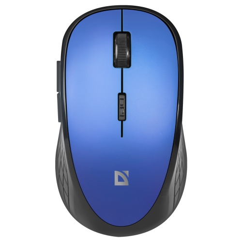 Мышь беспроводная Defender Aero MM-755 черный, синий