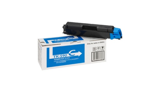 Картридж TK-590C Kyocera FS-C2026MFP/C2126MFP/C5250/ECOSYS M6026CDN, 5К (O) голубой 1T02KV Картридж TK-590C Kyocera FS-C2026MFP/C2126MFP/C5250/ECOSYS M6026CDN, 5К (O) голубой 1T02KV
