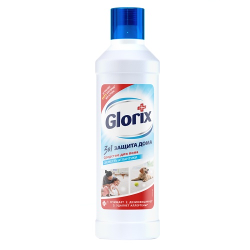 Средство для мытья полов 1 л, Glorix "Свежесть Атлантики"