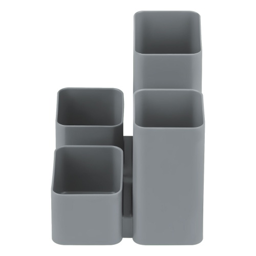 Настольная подставка СТАММ "Юниор", пластиковая, серая