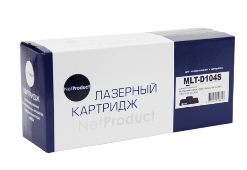 Картридж Samsung (MLT-D104S) ML1660/1665/1860/SCX-3200/3205, ресурс 1500 копий, NetProduct Картридж Samsung (MLT-D104S) ML1660/1665/1860/SCX-3200/3205, ресурс 1500 копий, NetProduct