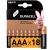 Батарейка Duracell Basic AAA (LR03) алкалиновая (18 штук в упаковке) Батарейка Duracell Basic AAA (LR03) алкалиновая (18 штук в упаковке)