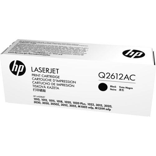 Картридж HP (Q2612AC) 1010/1012/1015/1018/1020/1022/3015/3020/3030/3055 черный оригинальный