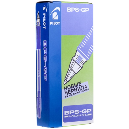 Ручка шариковая Pilot "BPS" красная, 0,7мм, (толщина линии 0.22 мм)