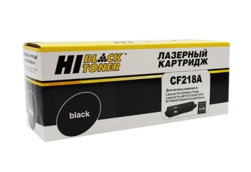 Картридж HP (CF218A) LJ Pro M104/MFP M132, ресурс 1400 страниц (c чипом) Hi-Black