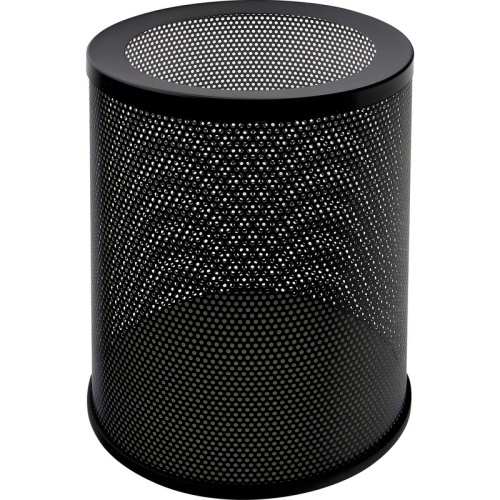 Корзина для мусора и бумаг Титан 16 л окрашенная сталь чёрная (30.5x25x25 см)