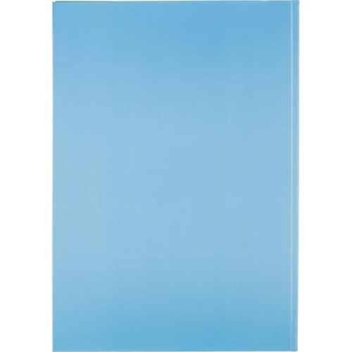 Книга учета 96 листов А4 в клетку на сшивке блок офсет Attache Bright Сolours (картон, голубой)