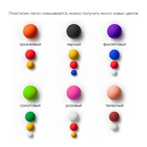 Пластилин Гамма "Пчелка", 06 цветов, восковой, мягкий, 90г, со стеком, 283173