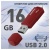 Память USB Flash 16 GB Smartbuy "Clue" USB 2.0 Flash Drive, бордовый