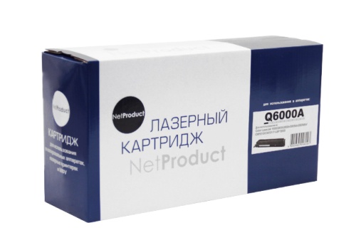 Картридж HP (Q6000A) 124A CLJ 1600/2600/2605, черный, ресурс 2500 страниц, NetProduct Картридж HP (Q6000A) 124A CLJ 1600/2600/2605, черный, ресурс 2500 страниц, NetProduct