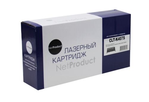 Картридж Samsung (CLT-K407S) CLP-320/320n/325/CLX-3185, Bk, 1,5K NetProduct