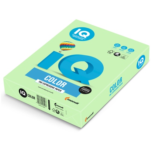 Бумага "IQ Color pale" А3, 160г/м2, 250л. (зеленый)