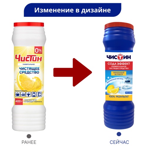 Средство чистящее Чистин "Лимон", порошок, 400г