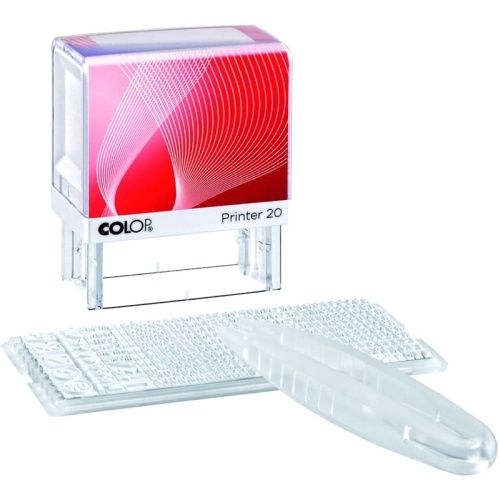 Штамп самонаборный Colop Printer 20-Set пластиковый с персонализацией 4 строки 38х14 мм