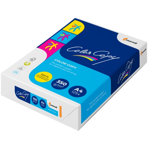 Бумага А4, Color copy, 350г/м2, 125л, 161%, А++, Австрия, для полноцветной лазерной печати