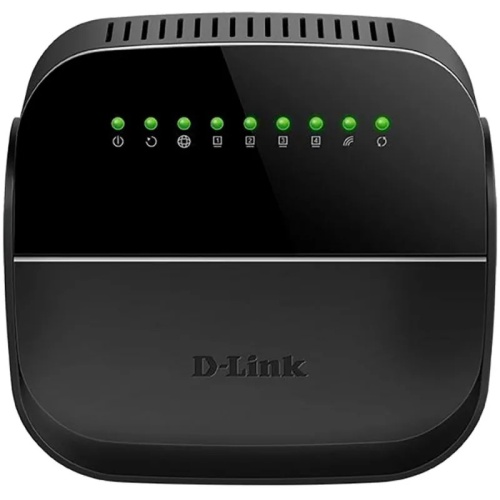 Роутер беспроводной D-Link DSL-2640U/R1A ADSL2+/VDSL2 черный