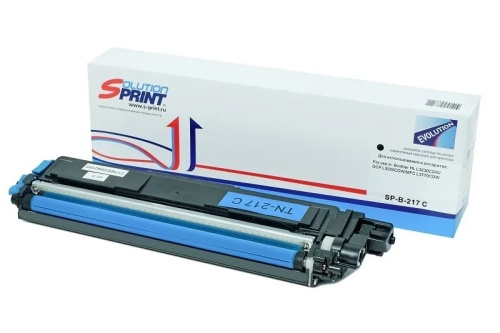 Картридж (TN-217C) L3550CDW/L3230CDW/L3770CDW, 2,3K, Solution Print
