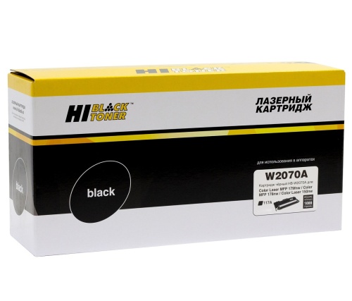 Картридж HP (W2070A) CL 150a/150nw/MFP178nw/179fnw, 117A, Bk, 1K Hi-Black