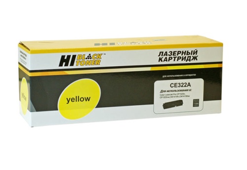Картридж HP (CB542A/CE322A) CLJ CM1300/CM1312/CP1210/CP1525, Y, 1,4K Hi-Black