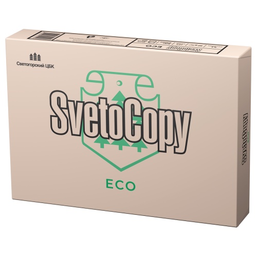 Бумага офисная А4, SvetoCopy "Eco", 80г/м2, 500л., 60%