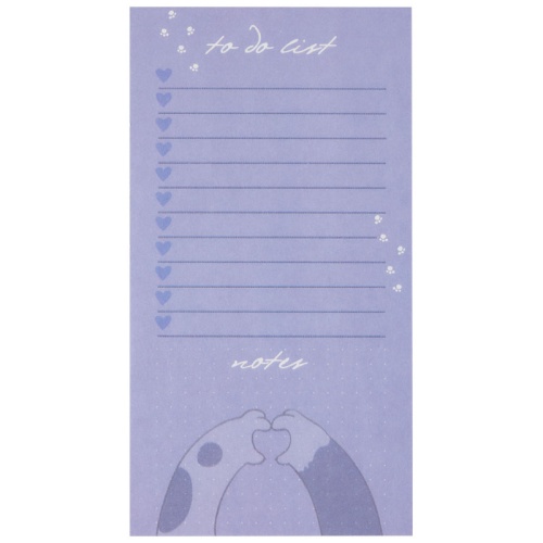 Блок для записей (To Do list) MESHU "Meow power",8,0*15,0*0,6см, 50л., на склейке