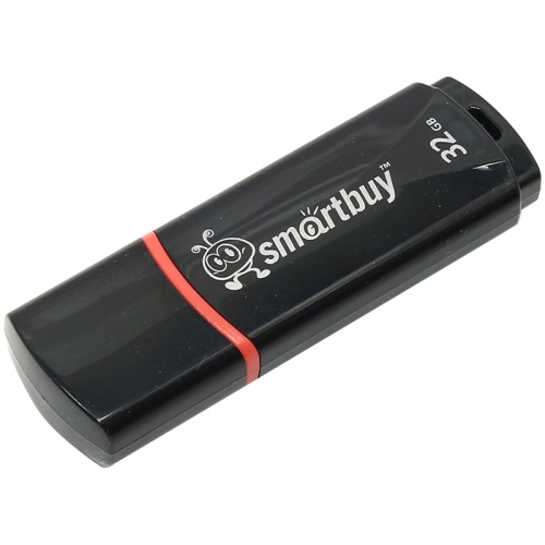 Память USB Flash 32 GB Smartbuy "Crown" USB 2.0 Flash Drive, черный