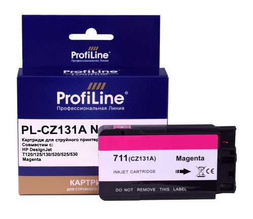 Картридж PL-CZ131A, HР T120/T125/T130/T152/T525/T530, пурпурный ProfLine