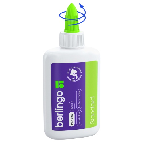 Клей ПВА 80 гр Berlingo "Standard"