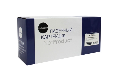 Картридж HP (CF362X) CLJ Enterprise M552/553/MFP M577, Y, 9,5K NetProduct