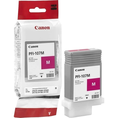 Картридж Canon PFI-107M iPF680/685/780/785, 130ml (О) пурпурный Картридж Canon PFI-107M iPF680/685/780/785, 130ml (О) пурпурный