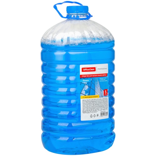 Средство для мытья стекол и зеркал OfficeClean "Professional" "Блеск" с нашатырным спиртом, 5л, ПЭТ Средство для мытья стекол и зеркал OfficeClean "Professional" "Блеск" с нашатырным спиртом, 5л, ПЭТ