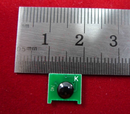 чип для картриджа hp ce740a black, 7k (elp imaging®)