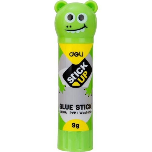 Клей-карандаш Deli 9 г с колпачком в форме зверька Клей-карандаш Deli 9 г с колпачком в форме зверька