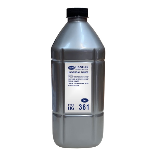тонер hp, тип hg361, bk, 1 кг, silver atm