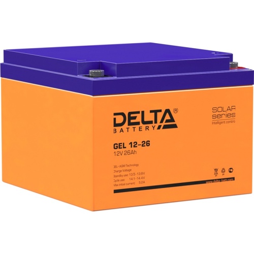 Аккумуляторная батарея 12V / 26Ah GEL AGM Delta