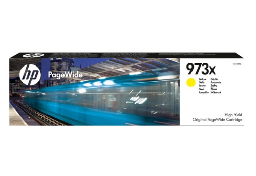 Картридж HP 973X PW Pro477dw/452dw желтый оригинальный