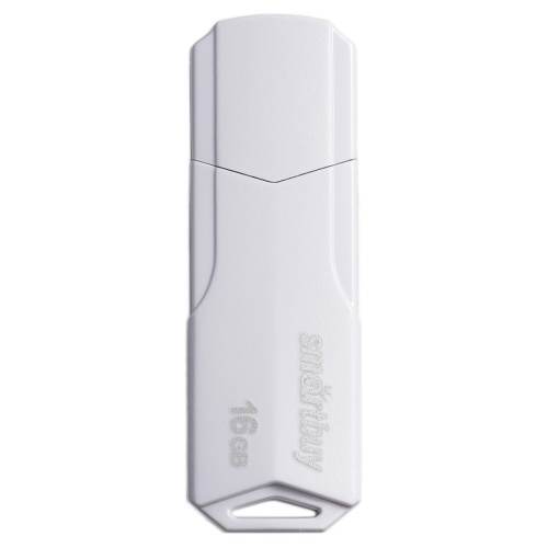 Память USB Flash 16 GB Smartbuy "Clue" USB 2.0 Flash Drive, белый