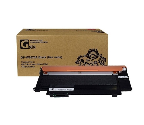 Картридж HP GP-W2070A (№117A) CL 150nw/150a/178nw/179fnw черный 1000 копий GalaPrint