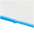 Папка-конверт на zip-молнии OfficeSpace А5, полипропилен, 150мкм, прозрачная, карман, молния синяя