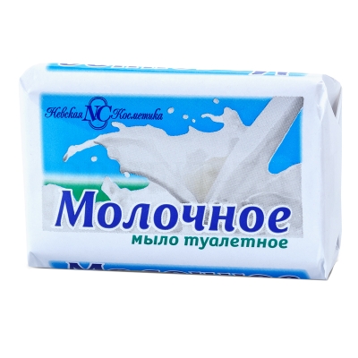 Мыло туалетное 90 г, Невская Косметика "Молочное", 10170