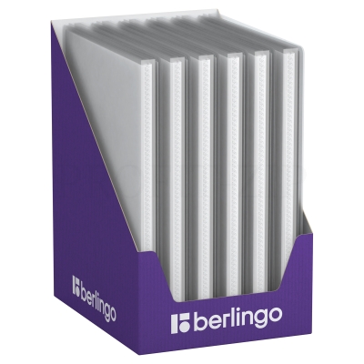 Папка с 10 вкладышами Berlingo "No Secret", 17мм, 700мкм, полупрозрачная, с внутр. карманом