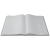 Книга учета OfficeSpace, А4, 96л., линия, 200*290мм, твердый картон, блок газетный
