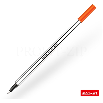 Ручка капиллярная Luxor "Fine Writer 045" оранжевая, 0,8мм, 7125