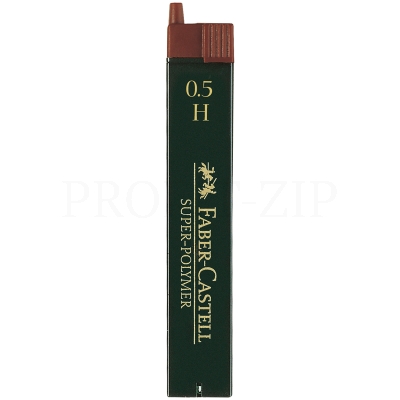 Грифели для механических карандашей Faber-Castell "Super-Polymer", 12шт., 0,5мм, H 120511