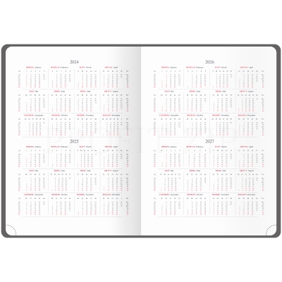 Ежедневник датированный 2024г., А4, 176л., кожзам, OfficeSpace "Winner", синий