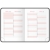Ежедневник датированный 2024г., А6, 176л., кожзам, OfficeSpace "Nebraska", коричневый