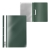 Папка-скоросшиватель пластик. перф. ErichKrause A4, Fizzy Classic, зелёный